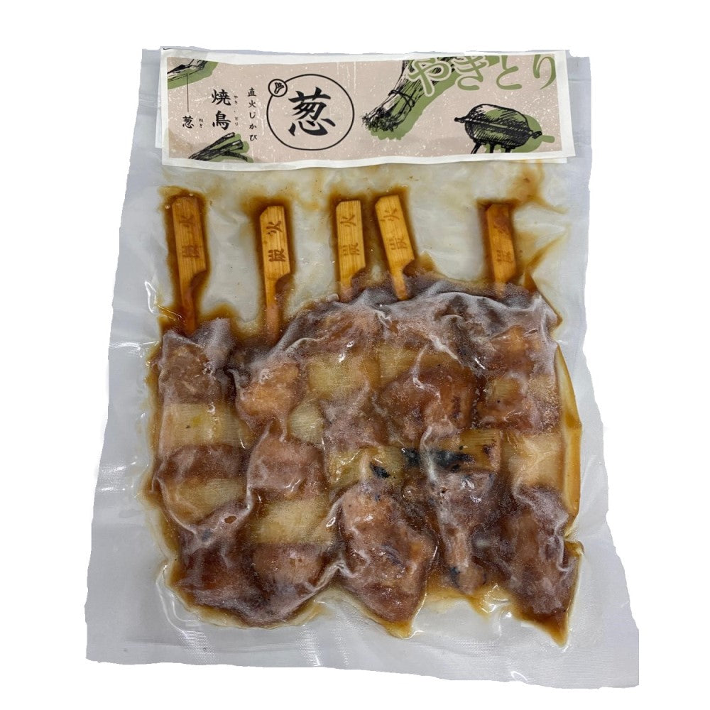 紀文 - 汁燒蔥雞肉串 5串 (急凍產品請單獨落單 .滿$359以上免運費至順豐站)