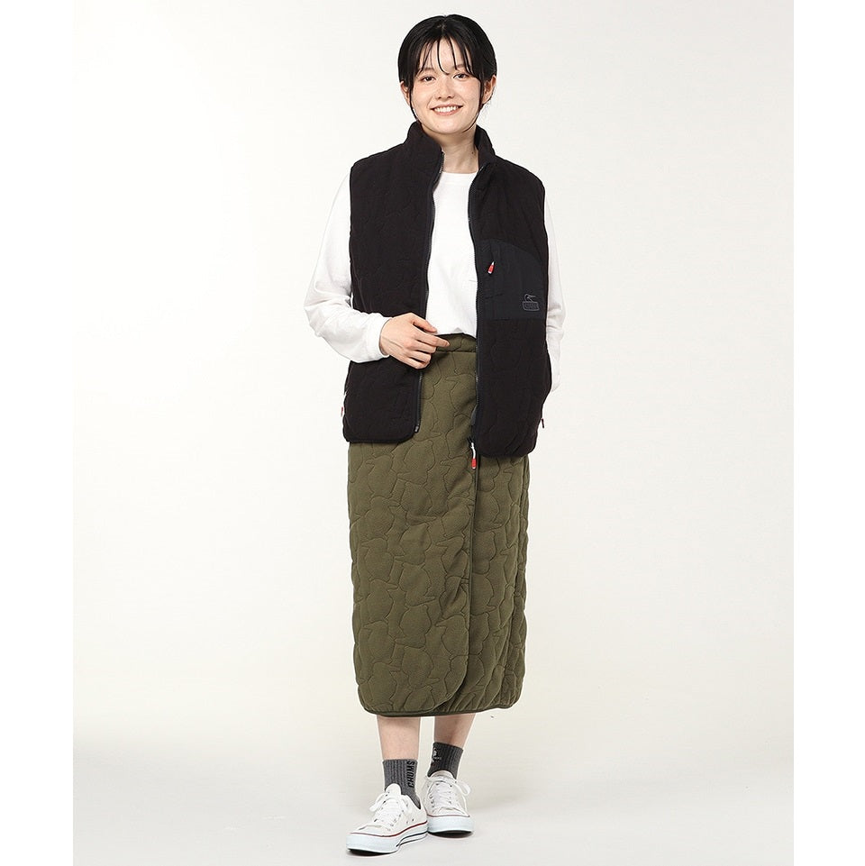 Chums Booby Stitch Fleece Blanket Skirt 抓毛毯裙 CH18-1313