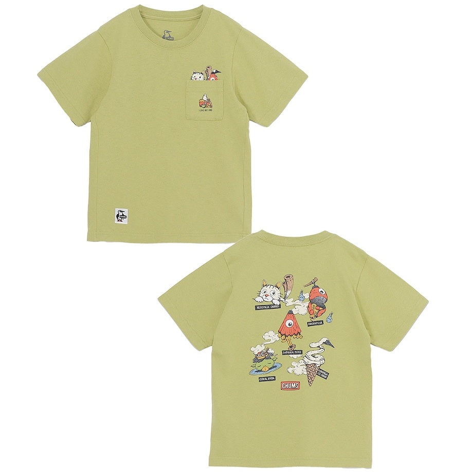 Chums Kid's Anti-bug Food Yokai Pocket T-shirt CH21-1362 童裝