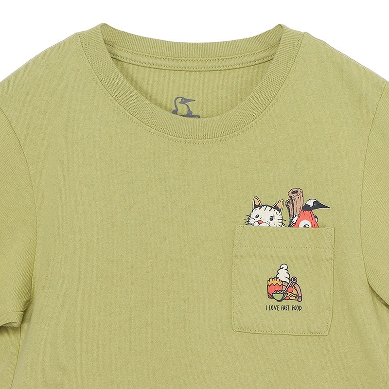 Chums Kid's Anti-bug Food Yokai Pocket T-shirt CH21-1362 童裝