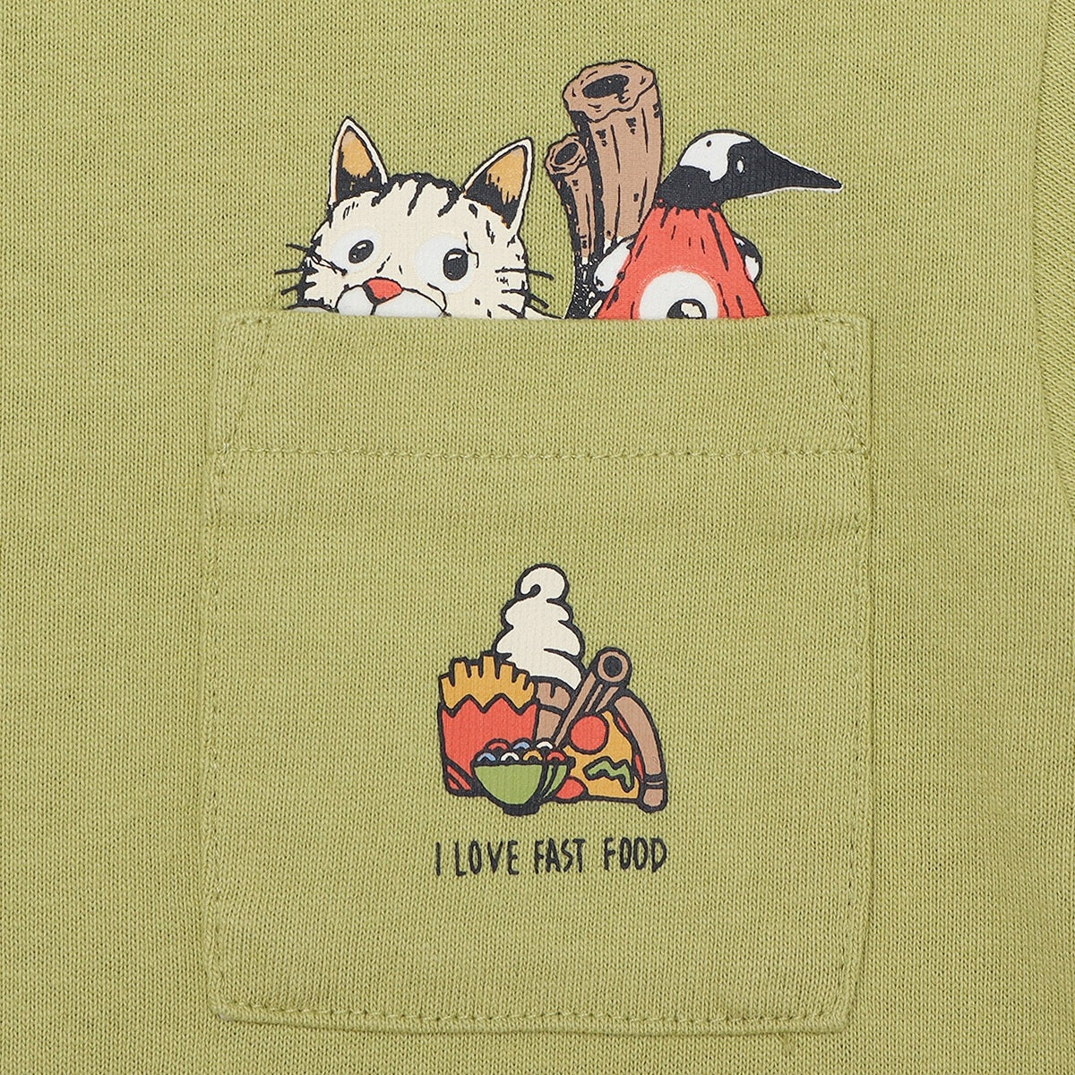 Chums Kid's Anti-bug Food Yokai Pocket T-shirt CH21-1362 童裝