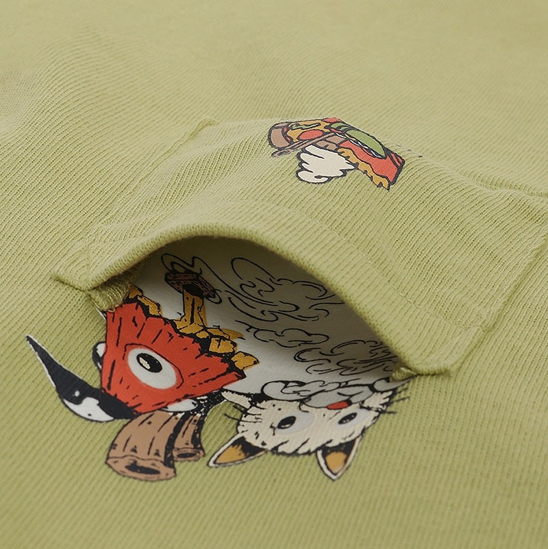 Chums Kid's Anti-bug Food Yokai Pocket T-shirt CH21-1362 童裝