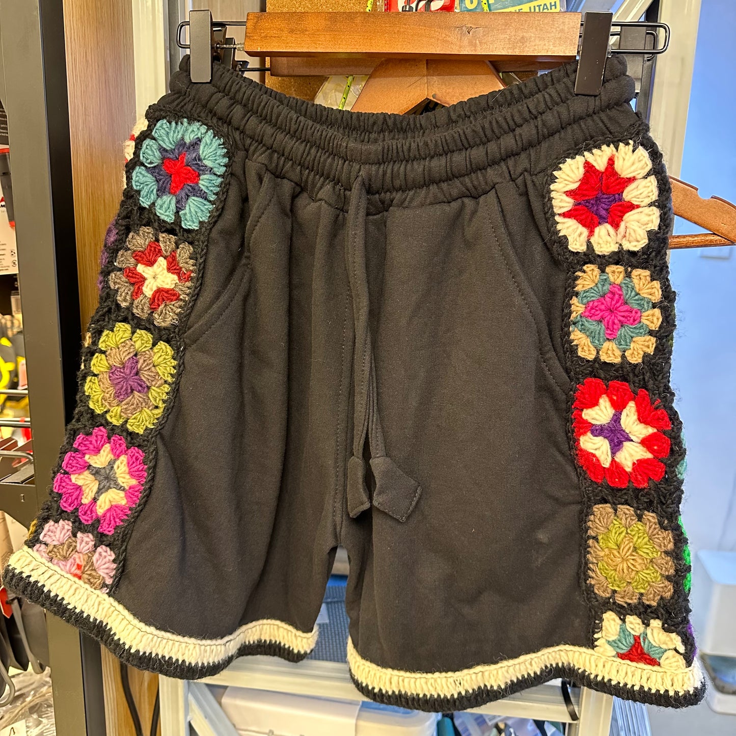 日本繡花短褲