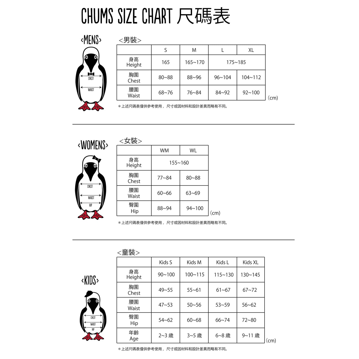 Chums Booby Mail Stamps T-Shirt 男裝