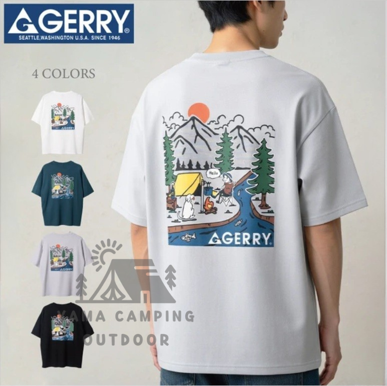 預購 Gerry Back Print Cool Touch Tee 涼感T Camping