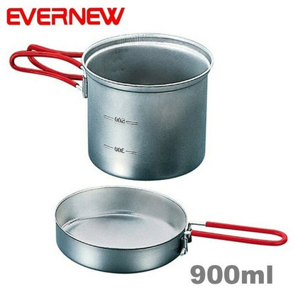 Evernew Ti Ultralight Deep Pot M 0.9L ECA265R 輕量鈦鍋