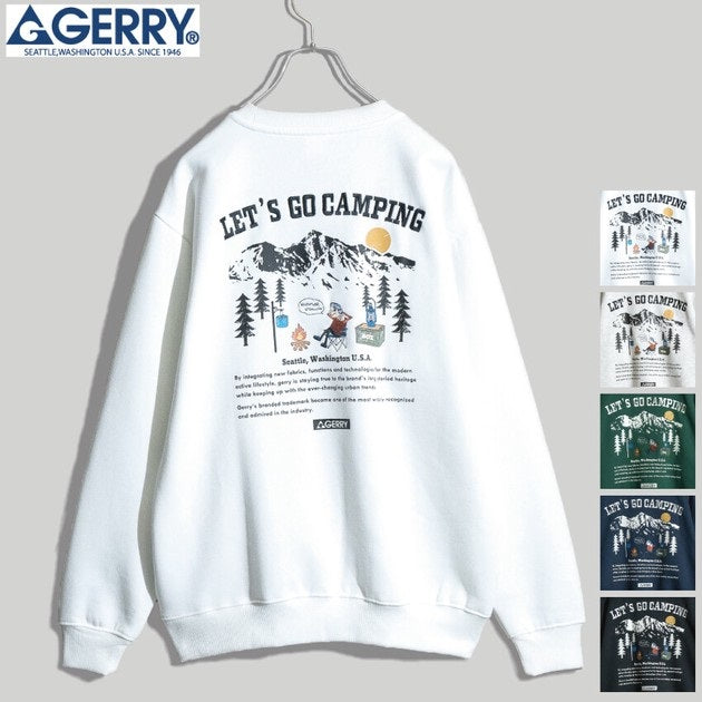 Gerry Let's go Camping 長 袖 T-Shirt Unisex男女兼著 GE25AW25