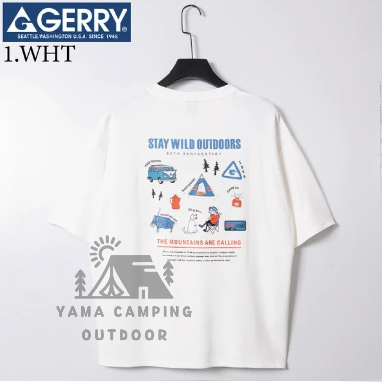 預購 Gerry Back Print Cool Touch Tee 涼感T Camping Gear