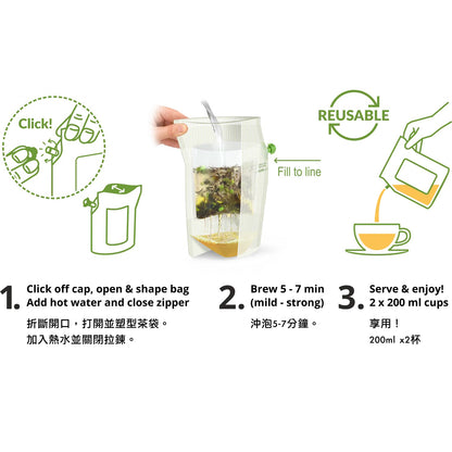 April Love Teabrewer - Cool Mint Organic Herbal Tea 有機酷薄荷花茶包