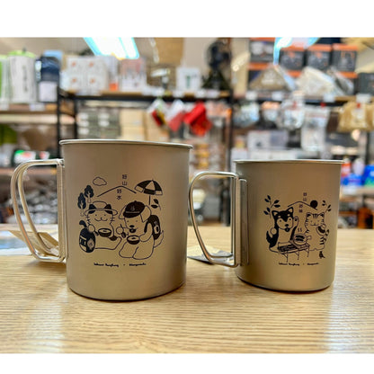 Belmont Titan single-wall Mug 單層鈦杯 香港山味對對杯 別注版-好山好水 x 好山好味