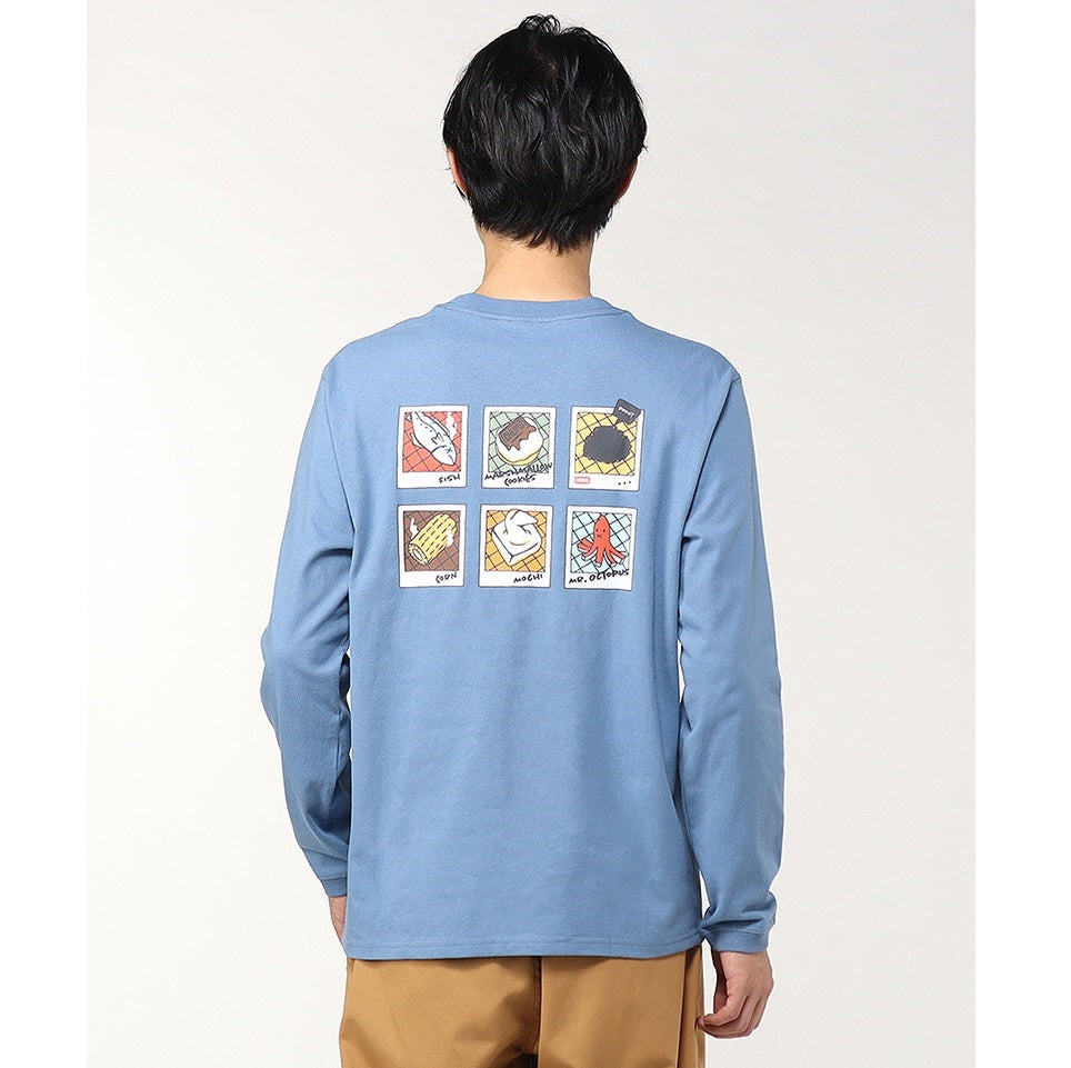 Chums Instant Camera Pocket Brushed Long T-Shirt CH01-2451