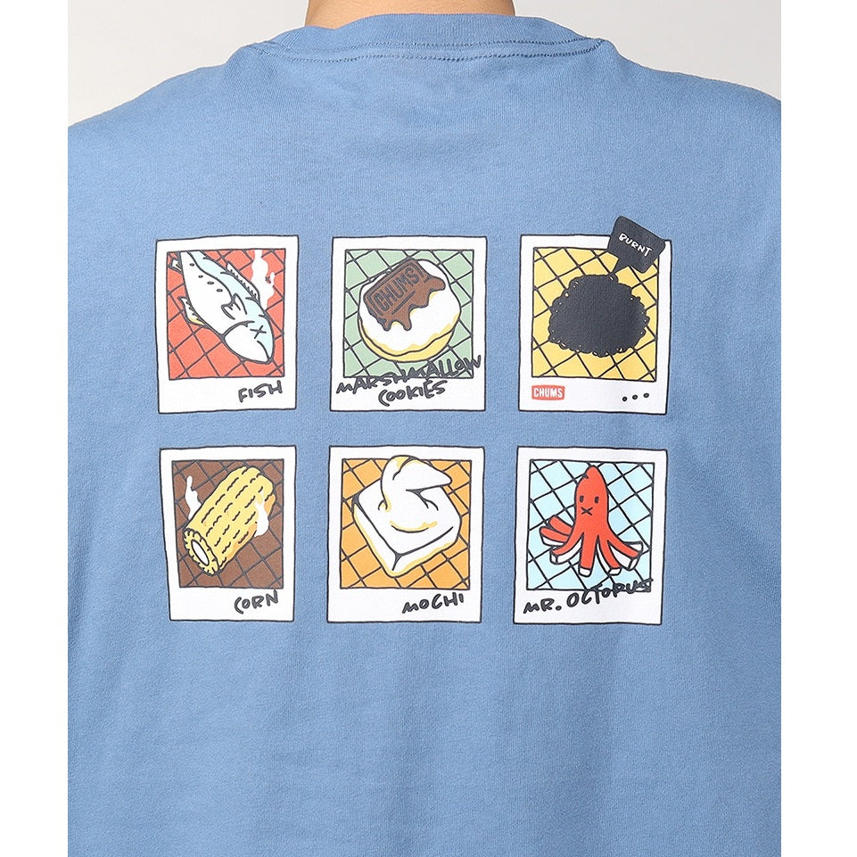 Chums Instant Camera Pocket Brushed Long T-Shirt CH01-2451