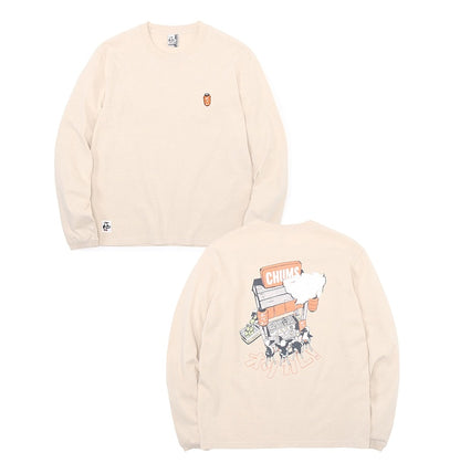 Chums Yatai De Otsukare! Brushed L/S T-Shirt CH01-2452