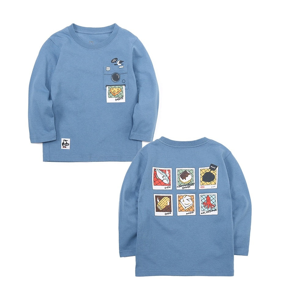 Chums Kid's Instant Camera Pocket Brushed L/S T-Shirt 童裝 CH21-1342