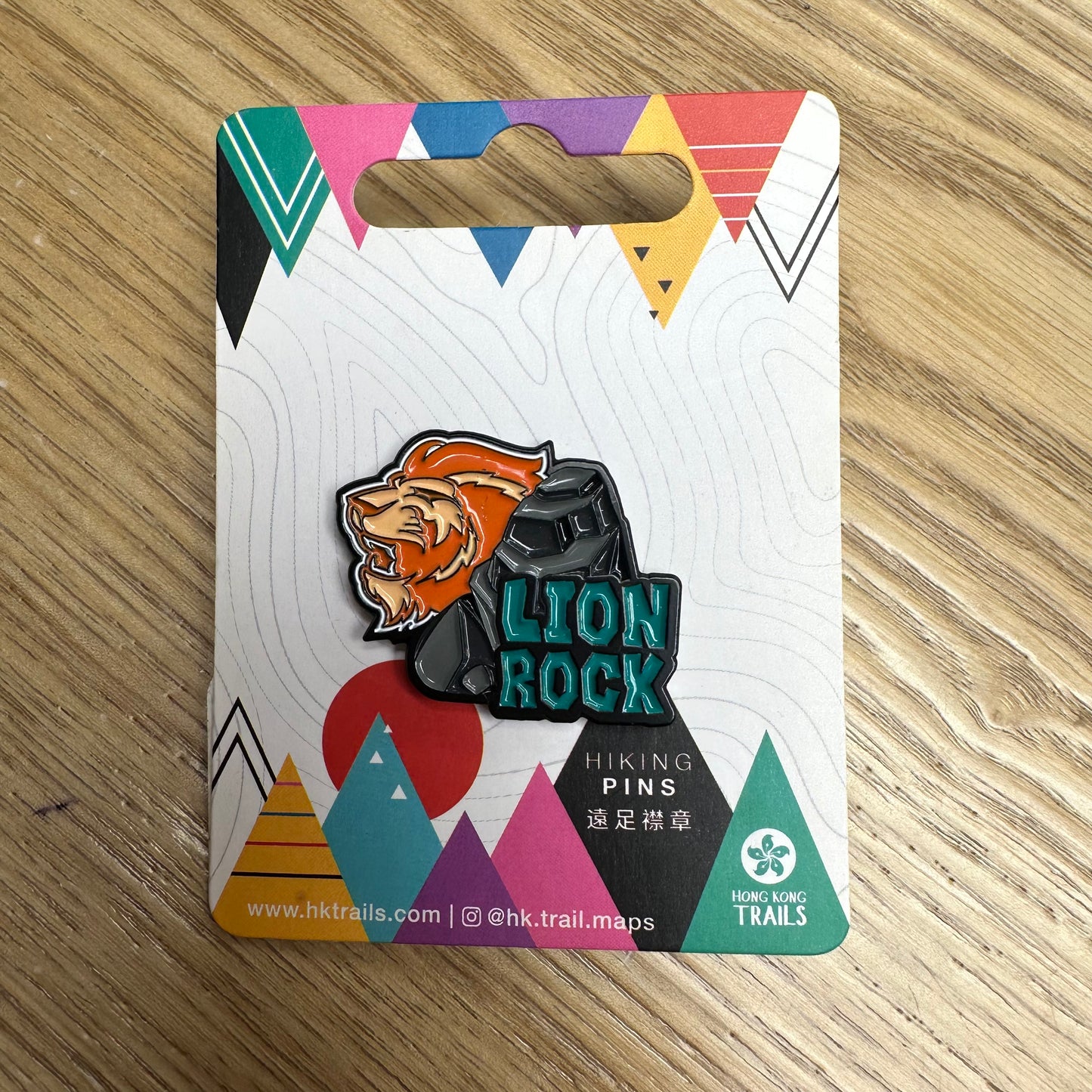 HK Trails Hiking Pins 遠足襟章