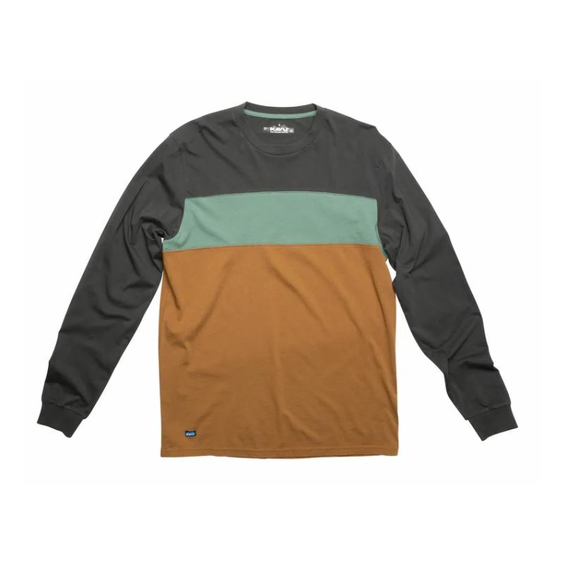 Kavu LS Untracked 長袖三色拼接