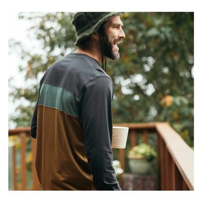 Kavu LS Untracked 長袖三色拼接