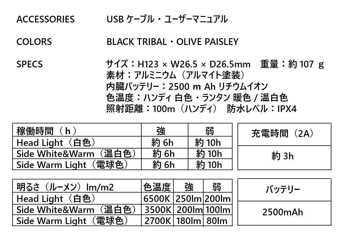 5050 WorkShop 2 way Minimalight 2用電筒燈