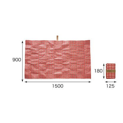 日本現代百貨 Piatto Leisure Sheet 野餐墊-細格仔