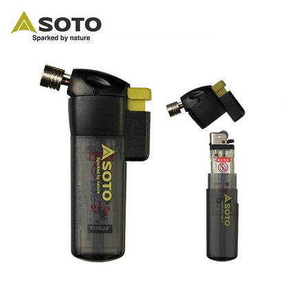 Soto Pocket Torch with Refillable Lighter 火機火槍殼連可充氣火機一個 PT-14SBRFL