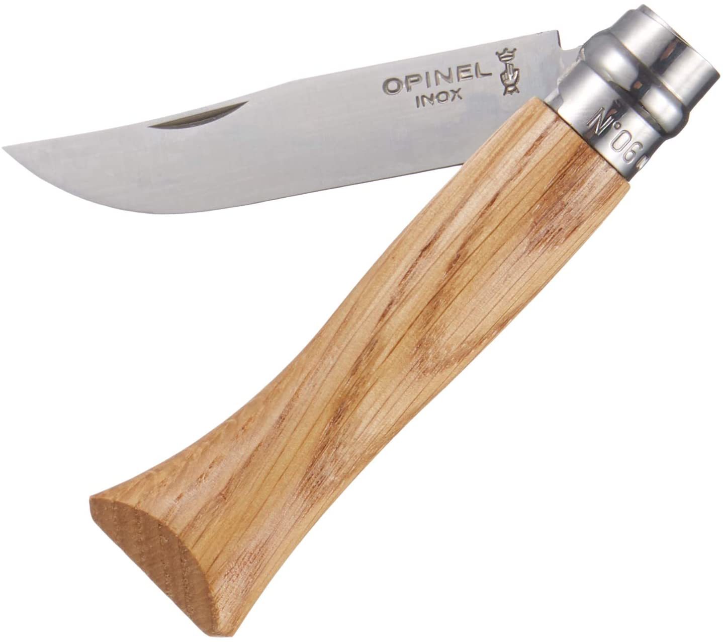 Opinel No.6 Stainless Steel Premium Wood Handles