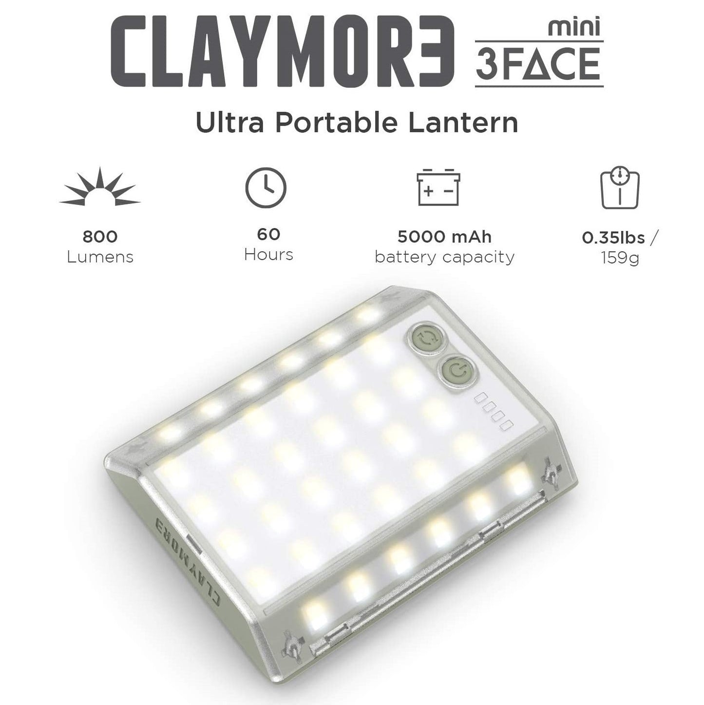 Claymore 3 Face Mini Outdoor Lantern