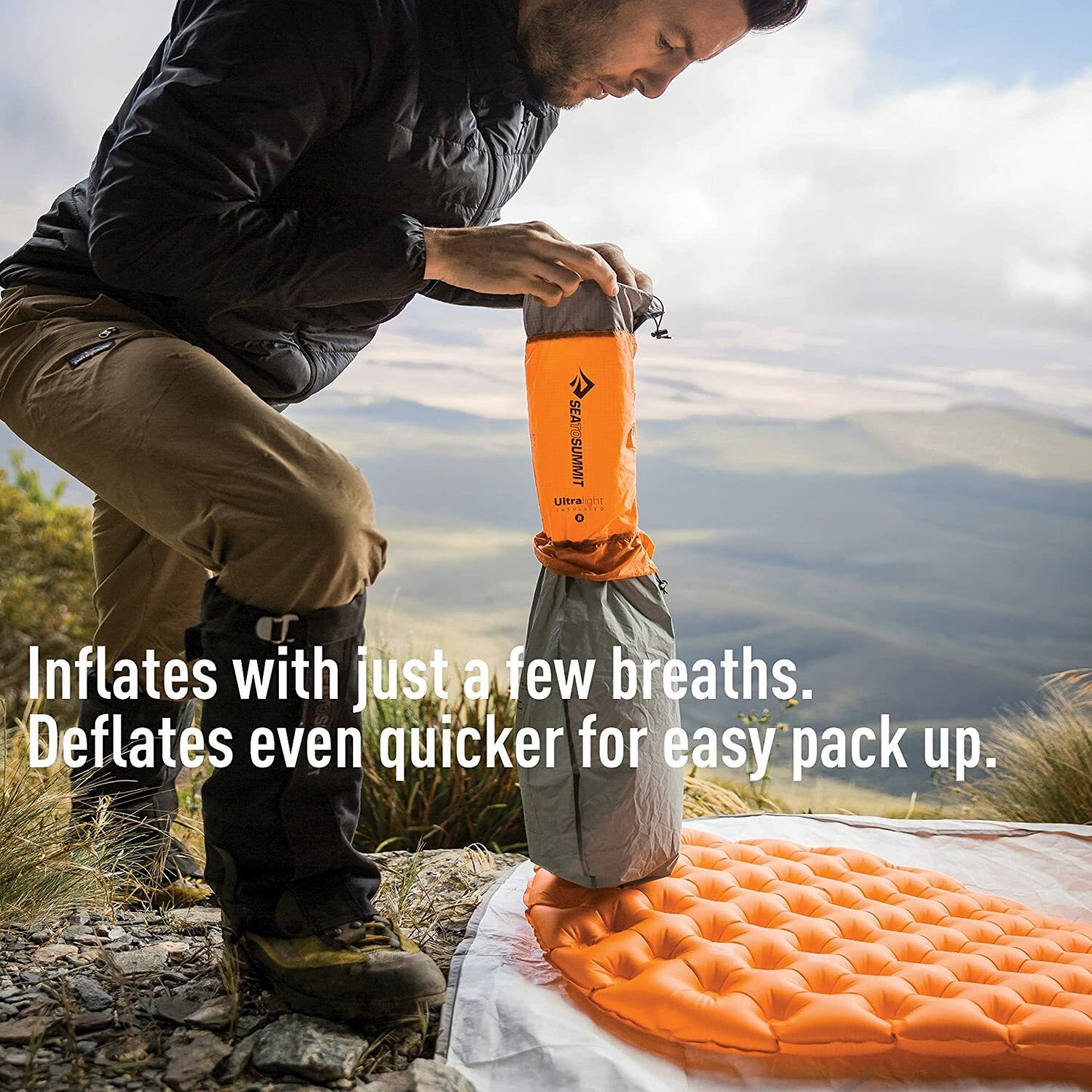 Sea To Summit Ultralight Insulated Sleeping Mat Regular超輕單人充氣睡墊 (連充氣手泵)