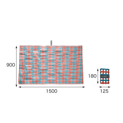 日本現代百貨 Piatto Leisure Sheet 野餐墊-大格仔