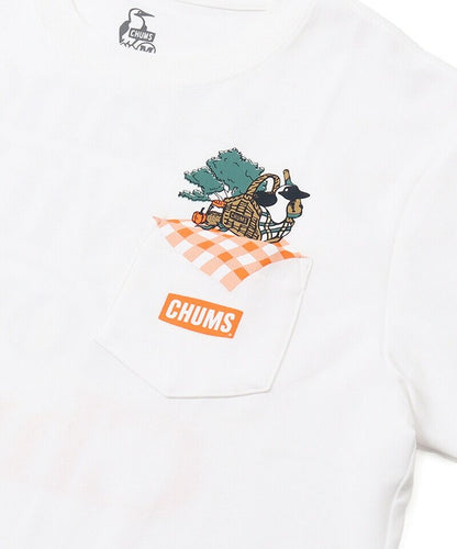 Chums Picnic Booby Pocket T-shirt Beige CH01-2192