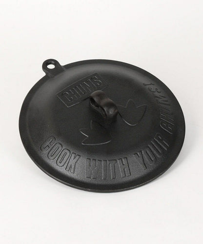 Chums Booby Skillet With Lid 10 Inch 10吋鑄鐵鍋連蓋